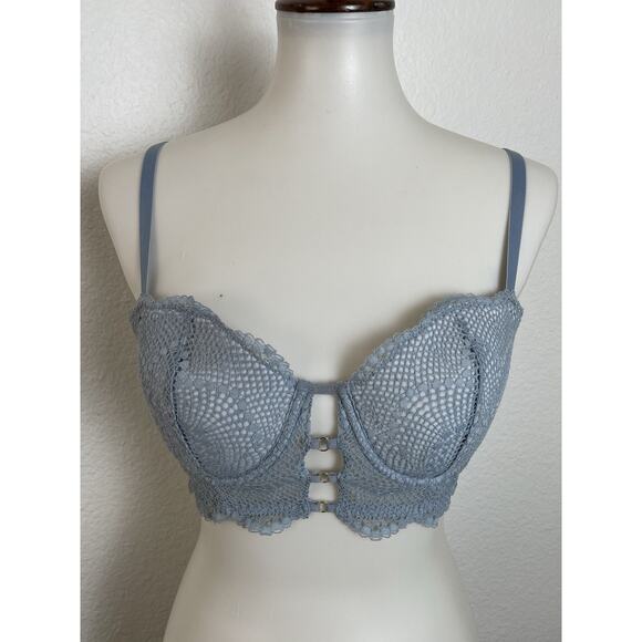 Adore Me Bra Margaritte Lingerie Push Up Balconette Lace - Picture 1 of 10